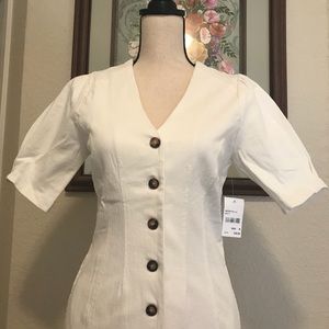 Astr Off White Dress 👗